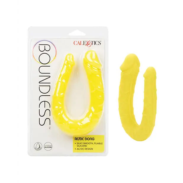 Boundless AC/DC Double Dong - Yellow - Dongs & Dildos