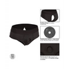 Boundless Backless Brief 2XL/3XL - Black - Strap Ons