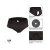 Boundless Backless Brief S/M - Black - Strap Ons