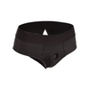 Boundless Backless Brief S/M - Black - Strap Ons