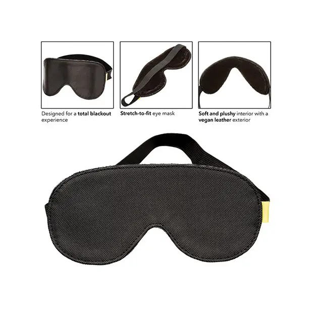Boundless Blackout Eye Mask - Black - Bondage Blindfolds & Restraints