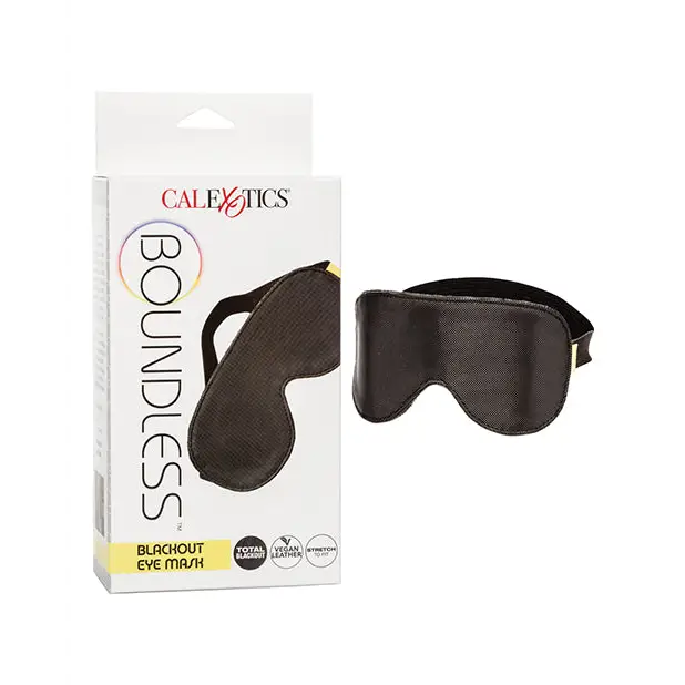 Boundless Blackout Eye Mask - Black - Bondage Blindfolds & Restraints