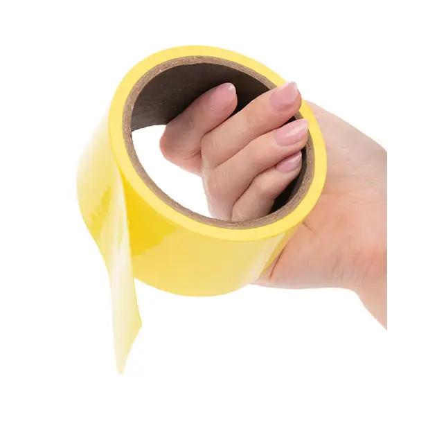 Boundless Bondage Tape - Yellow - Bondage Blindfolds & Restraints