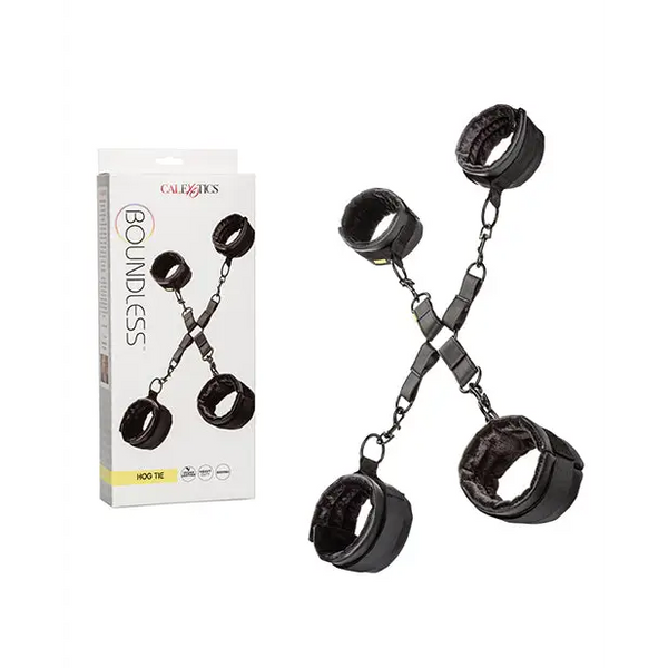 Boundless Hog Tie - Black - Bondage Blindfolds & Restraints