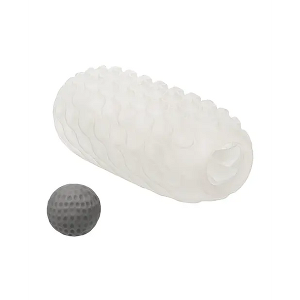 Boundless Reversible Squishy Ball Stroker - Smoke - Dolls & Masturbators