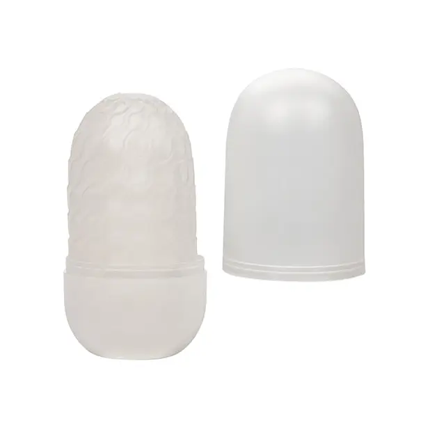 Boundless Reversible Squishy Ball Stroker - Smoke - Dolls & Masturbators