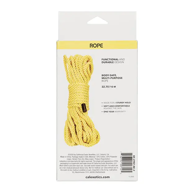 Boundless Rope - Yellow - Bondage Blindfolds & Restraints