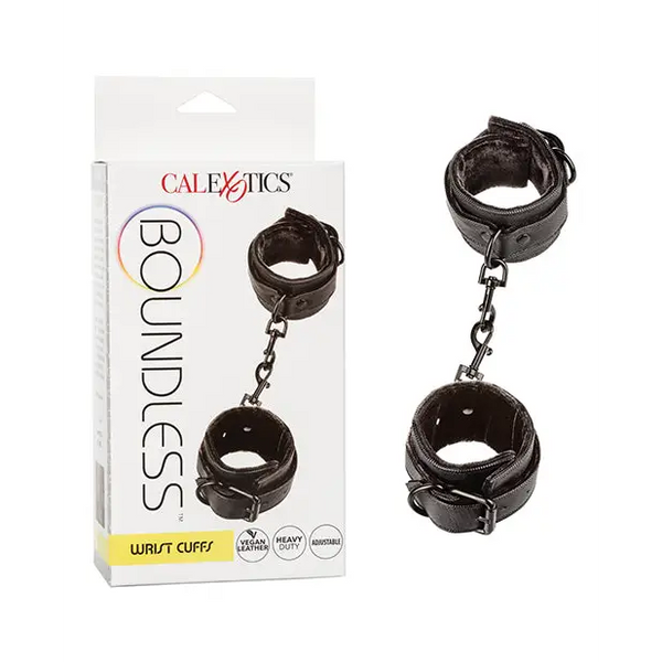 Boundless Wrist Cuffs - Black - Bondage Blindfolds & Restraints