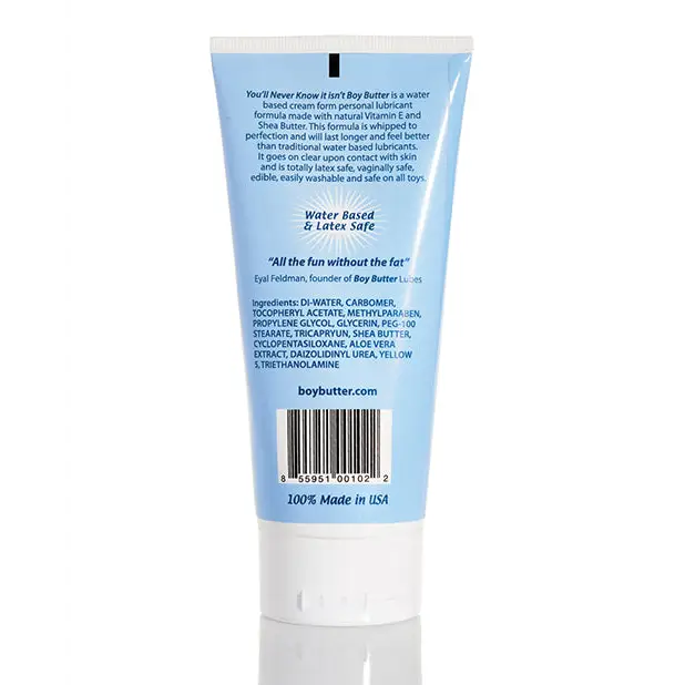 Boy Butter H2O Lube Tube - 6 oz - Gay & Lesbian Products