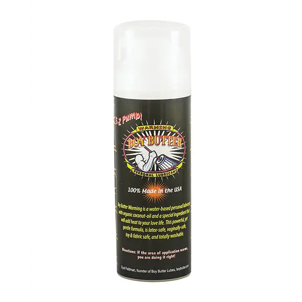 Boy Butter Water Based Warming Lubricant - 5 oz Pump - Lubricants