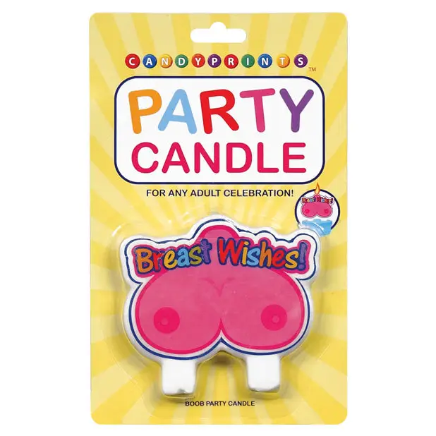Breast Wishes Party Candle - Bachelorette & Party Supplies