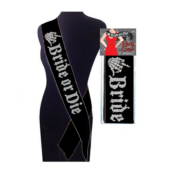 Bride or Die Sash - Bachelorette & Party Supplies