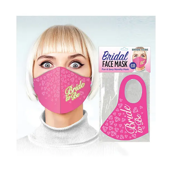 Bride to be Face Mask - Pink - Bachelorette & Party Supplies
