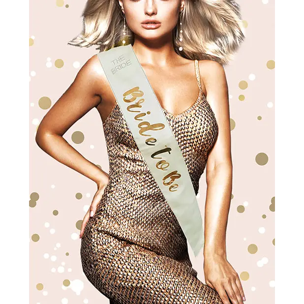 Bride to Be Sash - Rose Gold - Bachelorette & Party Supplies