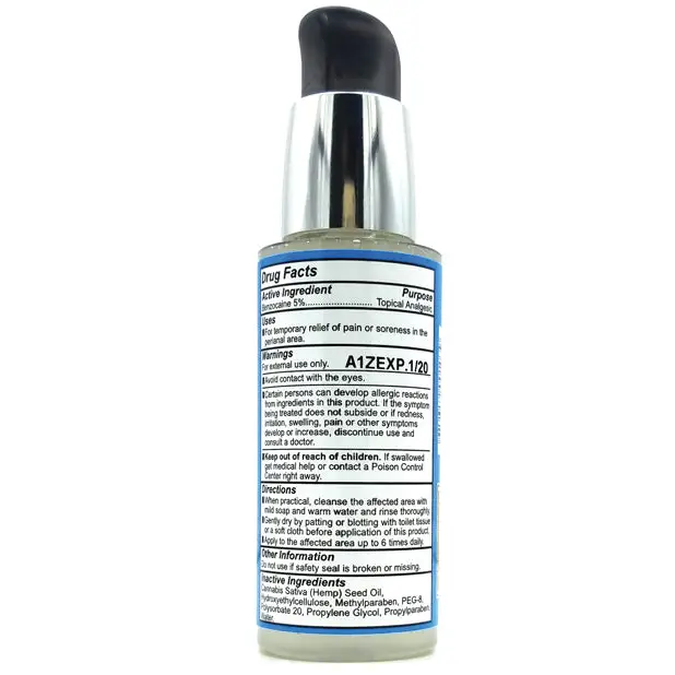 Butt Eze Desensitizing Lubricant w/Hemp Seed Oil - 2 oz - Anal Products