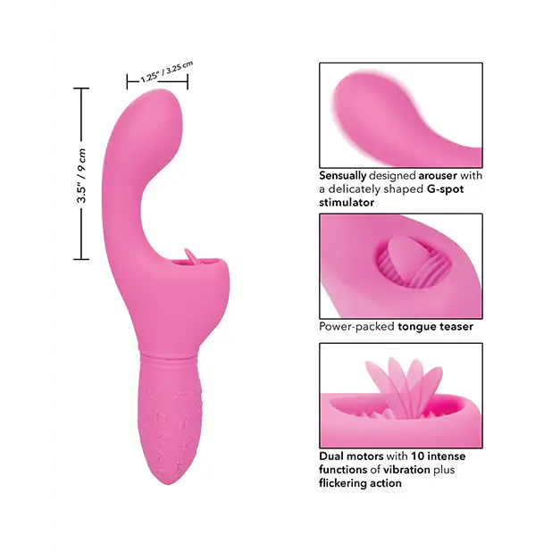 Butterfly Kiss Rechargeable Flicker - Pink - Vibrators