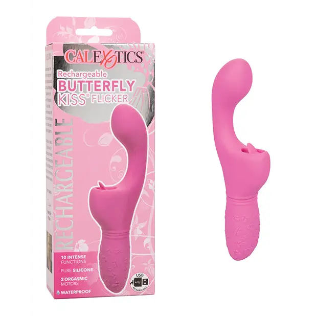 Butterfly Kiss Rechargeable Flicker - Pink - Vibrators