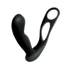 Butts Up Prostate Massager w/Scrotum & Cockring - Black - Anal Products