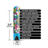 Buzzed 3.5’’ Rechargeable Bullet - Stoner Chick Blue - Stimulators
