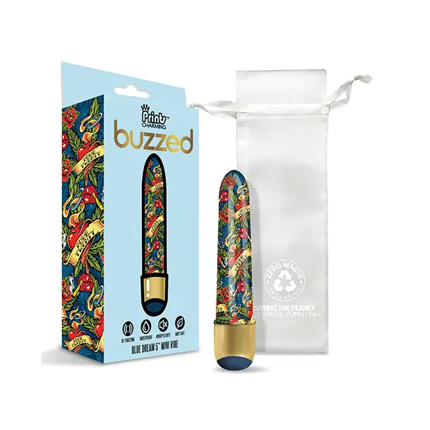 Buzzed 5’’ Mini Vibe - Blue Dream - Vibrators