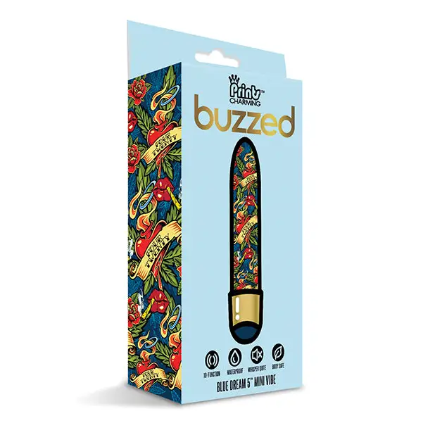 Buzzed 5’’ Mini Vibe - Blue Dream - Vibrators