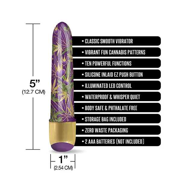Buzzed 5’’ Mini Vibe - Purple Haze - Vibrators