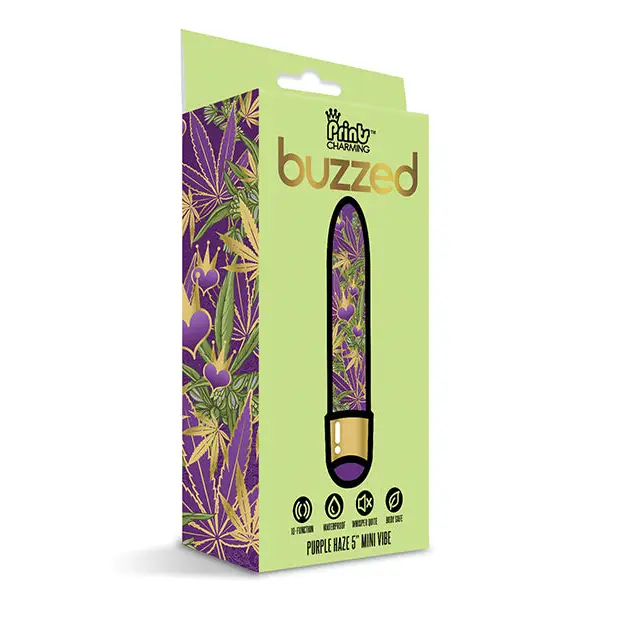 Buzzed 5’’ Mini Vibe - Purple Haze - Vibrators