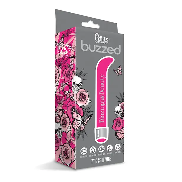 Buzzed 7’’ G-Spot Vibe - Blazing Beauty Pink - Vibrators