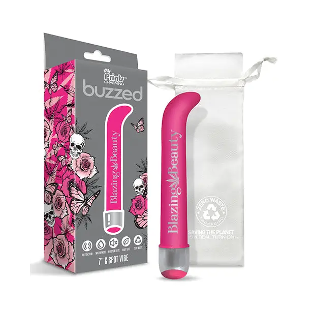 Buzzed 7’’ G-Spot Vibe - Blazing Beauty Pink - Vibrators