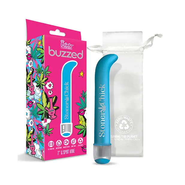 Buzzed 7’’ G-Spot Vibe - Stoner Chick Blue - Vibrators