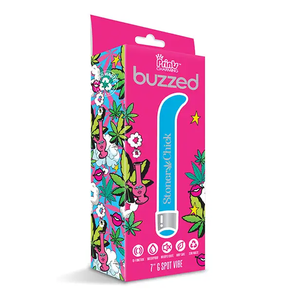 Buzzed 7’’ G-Spot Vibe - Stoner Chick Blue - Vibrators