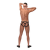 Cage Matte Strappy Ring Jock Black S/M - Lingerie - Packaged