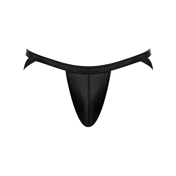 Cage Matte Strappy Ring Jock Black S/M - Lingerie - Packaged