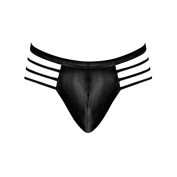 Cage Matte Cage Thong Black L/XL - Lingerie - Packaged