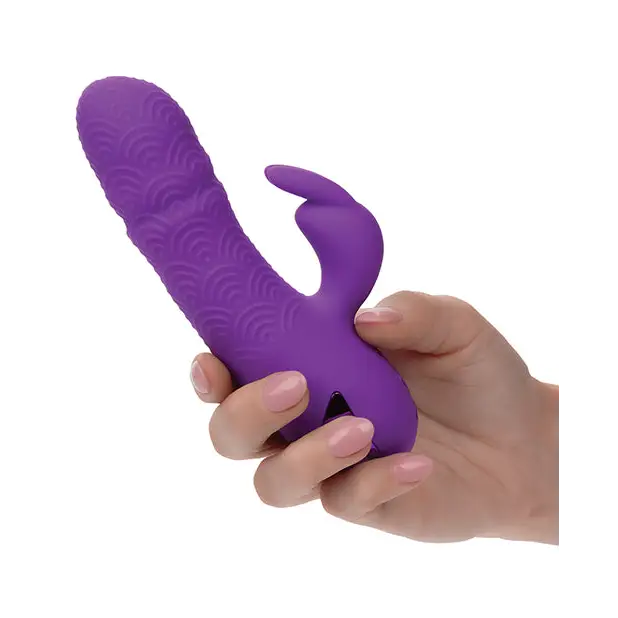 California Dreaming Manhattan Beach Marvel Dual Stimulation Vibe - Purple - Vibrators