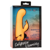 California Dreaming Montecito Muse Dual Stimulation Vibe - Orange - Vibrators