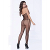 Cami Fishnet Bodystocking w/Side Strappy Detail Black O/S - Lingerie - Packaged