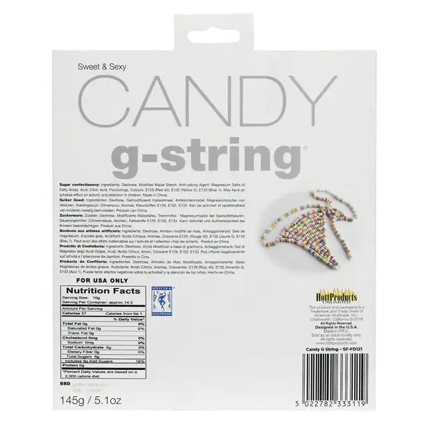 Candy G-String - Body Toppings & Edibles