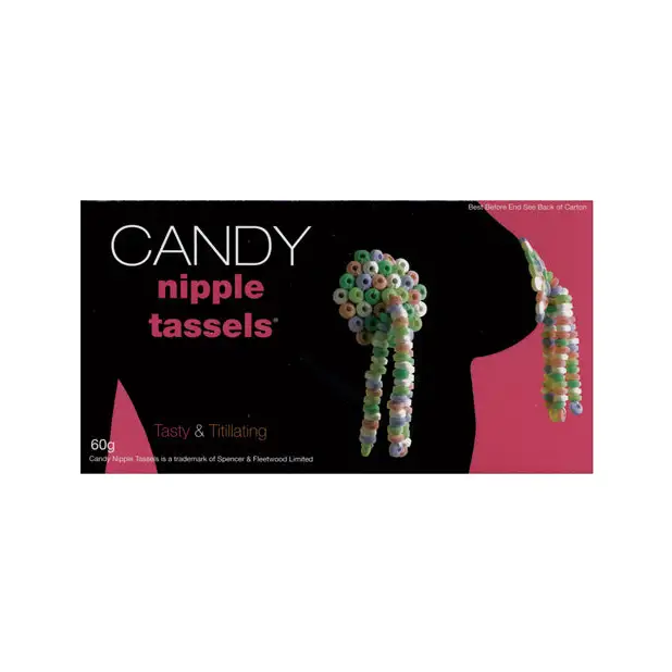 Candy Nipple Tassels - Body Toppings & Edibles