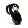 CB-3000 3’’ Cock Cage & Lock Set - Black - Bondage Blindfolds & Restraints