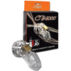 CB-6000 3 1/4’’ Cock Cage & Lock Set - Clear - Bondage Blindfolds & Restraints