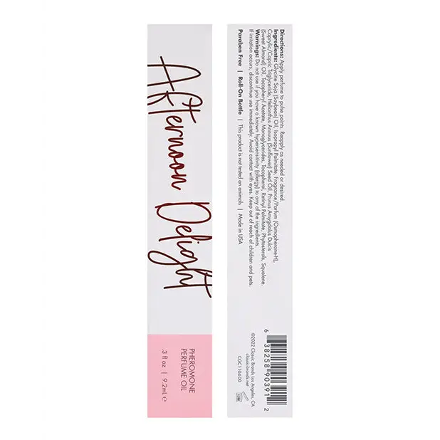CGC Perfume Oil w/Pheromones - 9.2 ml Afternoon Delight - Setting The Mood