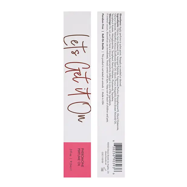 CGC Perfume Oil w/Pheromones - 9.2 ml Let’s Get - Setting The Mood
