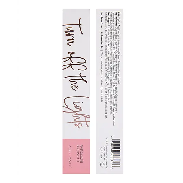 CGC Perfume Oil w/Pheromones - 9.2 ml Turn Off the Lights - Setting The Mood
