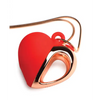 Charmed 10X Vibrating Silicone Heart Necklace - Stimulators