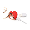 Charmed 10X Vibrating Silicone Heart Necklace - Stimulators