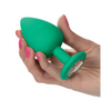 Cheeky Gems 3 pc Plug Set - Green - Anal Products