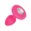 Cheeky Gems Medium Rechargeable Vibrating Probe - Pink - Anal Products