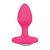 Cheeky Gems Medium Rechargeable Vibrating Probe - Pink - Anal Products