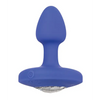 Cheeky Gems Small Rechargeable Vibrating Probe - Blue - Anal Products